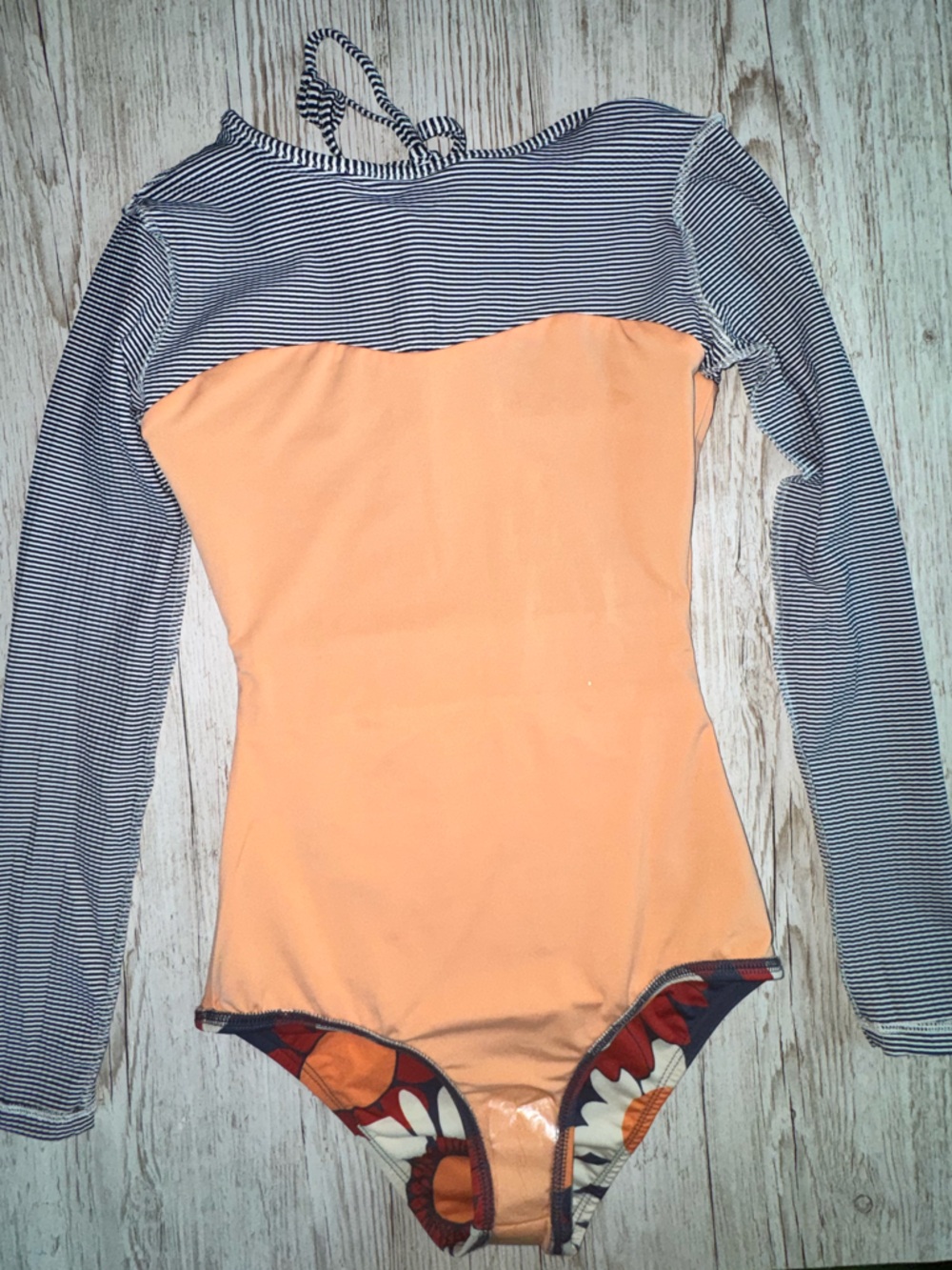 NWT Seea Hermosa Long Sleeve One Piece Swimsuit Bathing Suit Marguerite S - Picture 13 of 16